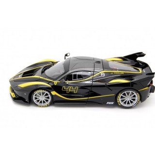 Ferrari FXX K black with yellow stripes 44 J. Taylor 1:18