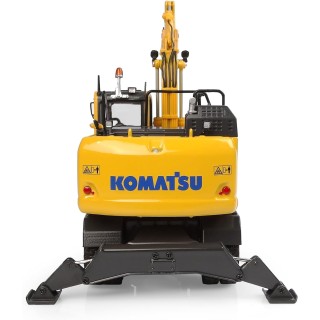 Komatsu PW180-11 Escavatore su ruote con benna e martello pneumatico 1:50