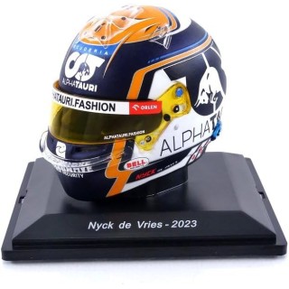 Nyck de Vries Casco Bell Helmet F1 2023 Alpha Tauri Team 1:5