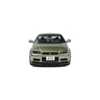 Nissan Skyline GT-R (R34) RHD 1999 light green metallic 1:18