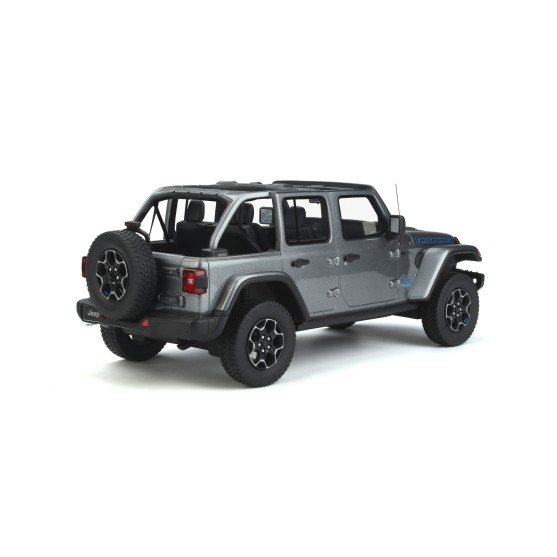 Jeep Wrangler 4xe Plug-in Hybrid 2021 silver 1:18
