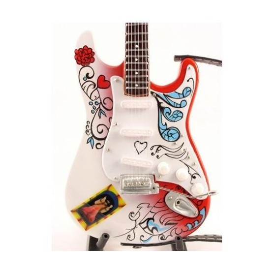 Mini Guitar Jimi Hendrix Monterey Pop 26cm h