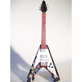 Mini Guitar Jimi Hendrix Psychedelic Fly 26cm h
