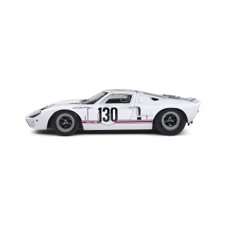 Ford GT40 MKI 1967 Team France Targa Florio White H.Greder - J.M.Giorgi 1:18