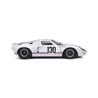 Ford GT40 MKI 1967 Team France Targa Florio White H.Greder - J.M.Giorgi 1:18