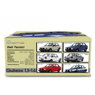 Alfa Romeo Giulietta 1.3 - 1.6 anno 1977 Rosso Alfa 1:18