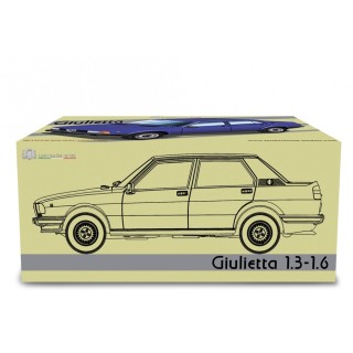 Alfa Romeo Giulietta 1.3 - 1.6 anno 1977 Blu Leman 1:18