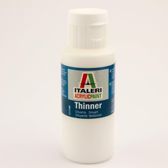 Italeri Thinner Diluente a base acquosa per colori acriclici 60 ml