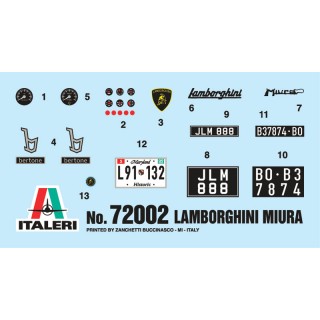 Lamborghini Miura Starter Kit 1:24