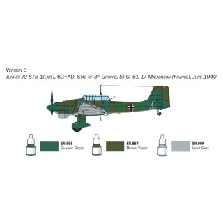 Junker Ju-87B Stuka - Complete Set For Modeling 1:72