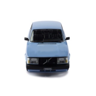 Volvo 240 Turbo Custom 1986 Light Blue Black 1:18