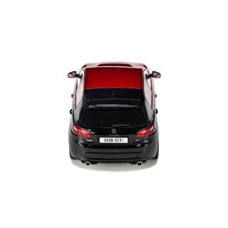 Peugeot 308 GTI 2018  Rouge Ultimate - Noir Perla 1:18