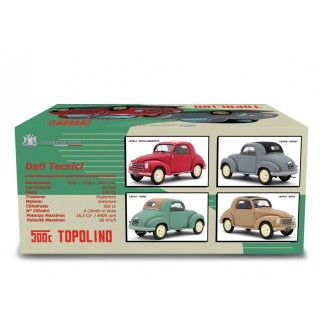 Fiat 500C Topolino 1949 Grigio 1:18