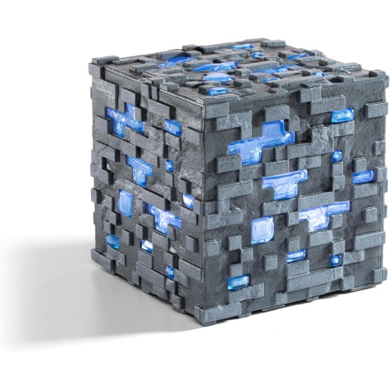 Minecraft Illuminating Diamond Ore Cube 10x10x10cm
