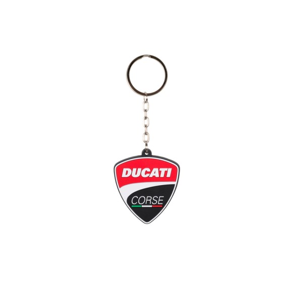 Ducati Corse Scudo Logo Portachiavi in PVC