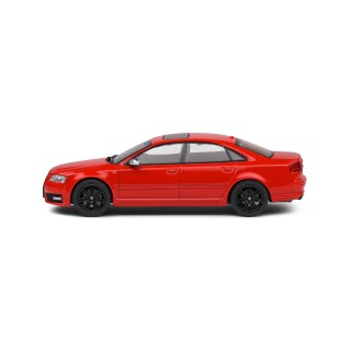 Audi S8 (D3) 2010 Red Black Wheels 1:43