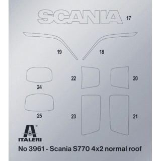 Scania 770 S V8 "White Cab" Kit 1:24