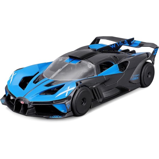 Bugatti Bolide W16.4 1850hp 2020 blue carbon 1:24
