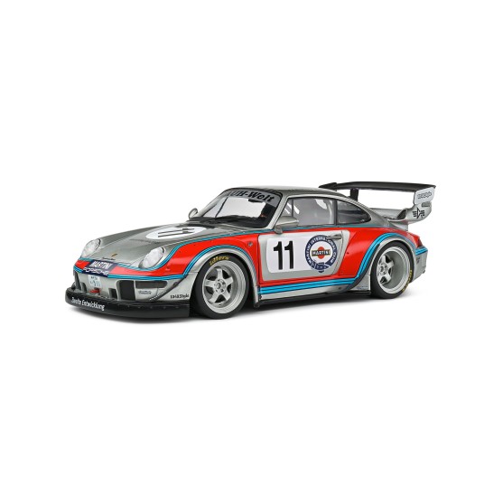 Porsche 911 (993) RWB Rauh-Welt Body-Kit Kamiwaza Racing / Martini Livery 1:18
