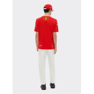Ferrari F1 2024 T-Shirt Uomo 16 Charles Leclerc Replica Team Puma