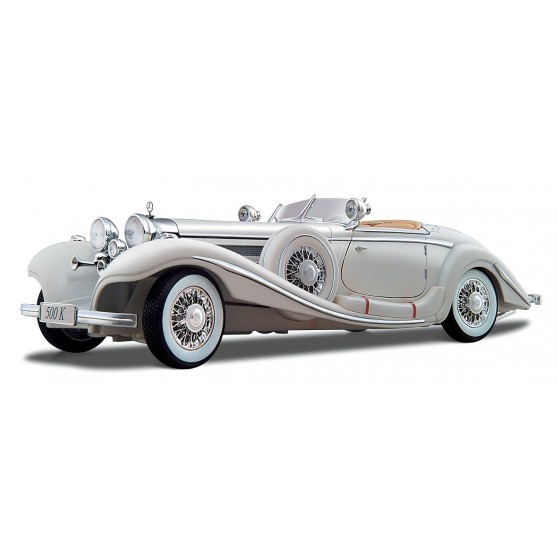 Mercedes-Benz 500K Typ Special roadster 1936 "Premiere Edition" white 1:18