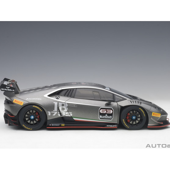 Lamborghini Huracan Super Trofeo 2015  grigio titans / grey  63 1:18