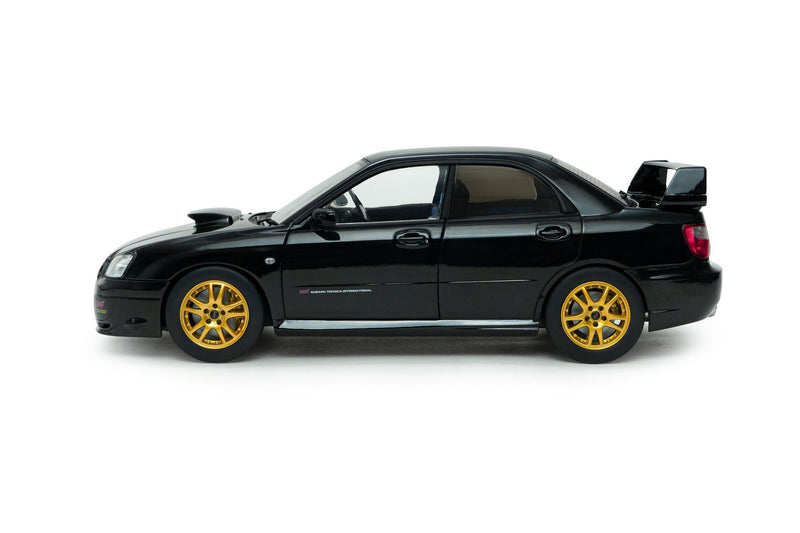 Subaru Impreza WRX STI 2004 pearl black 1:18-4
