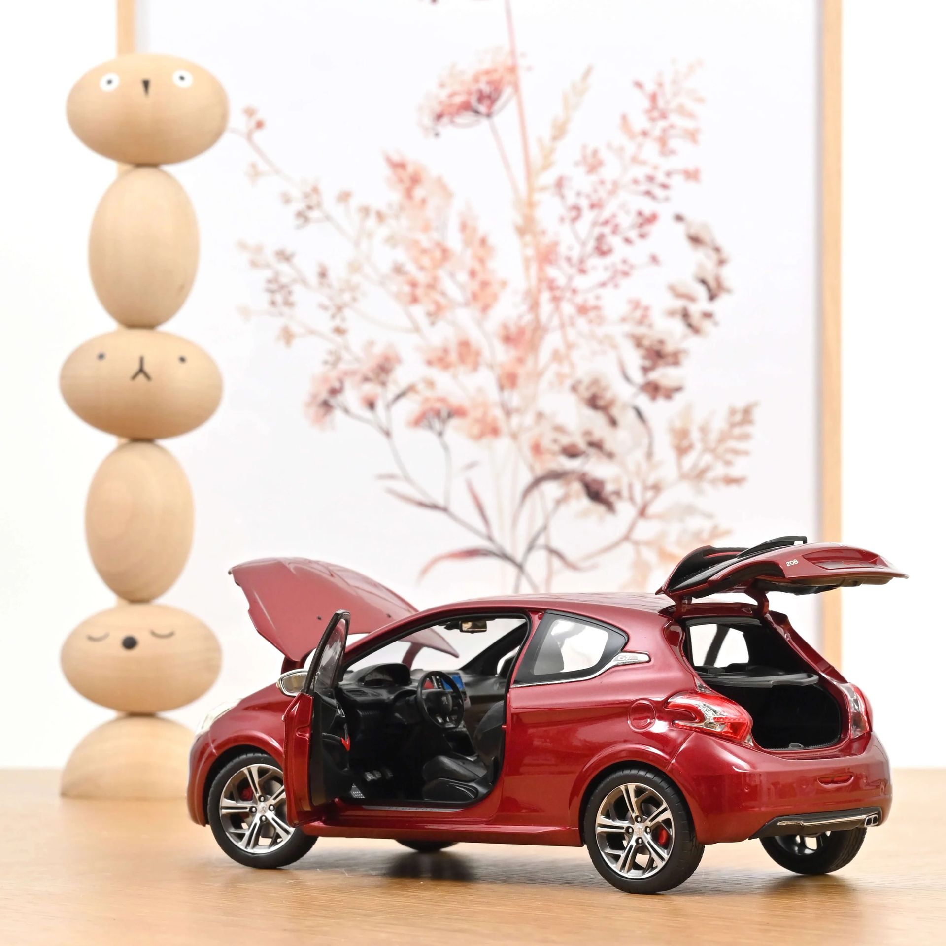 Peugeot 208 GTi 2013 Rubis Red 1:18-3