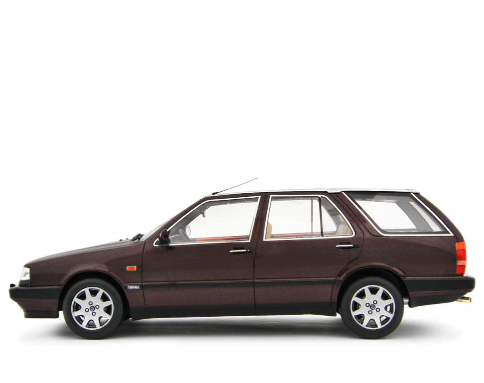 Lancia Thema Station Wagon T.D. 1988-92 Bordeaux Metallizzato 1:18-3