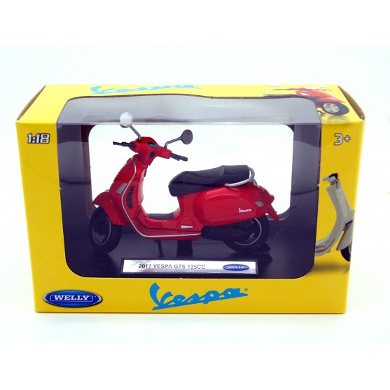 Vespa Piaggio GTS 125 cc 2006 rosso 1:18-1