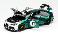 Alfa Romeo Giulia GTAm 2021 n°99 Racing Green 1:18-3