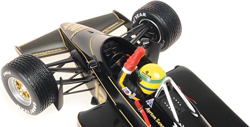 Lotus Renault 97T Winner Portugal Gp 1985 First Victory Ayrton Senna 1:18-5
