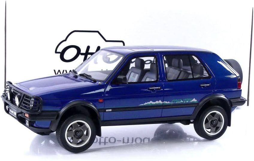 Volkswagen Golf II Country 1990 Bright Blue Metallic 1:18-8