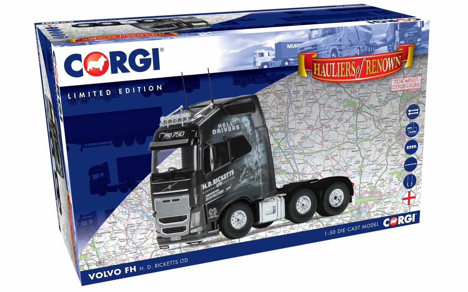 Volvo FH "H. D. Ricketts Ltd" 1:50 - 10043