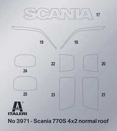 Scania S770 4x2 Normal Roof "Grey Cab" Kit 1:24-4
