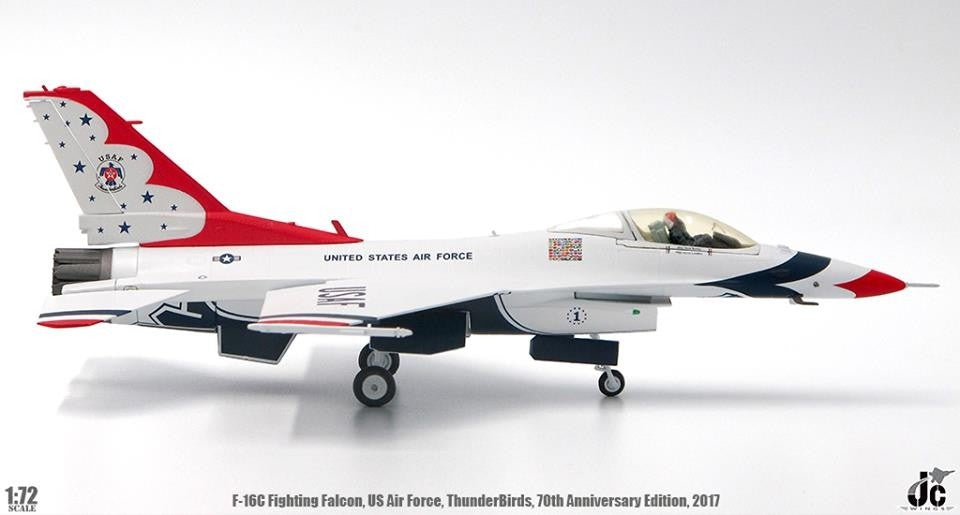 F16C Fighting Falcon USAF US Air Force ThunderBirds, 70th Anniversary Edition 2017 1:72 - 11949