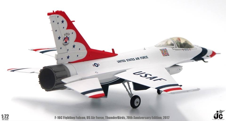 F16C Fighting Falcon USAF US Air Force ThunderBirds, 70th Anniversary Edition 2017 1:72 - 11951