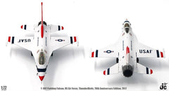 F16C Fighting Falcon USAF US Air Force ThunderBirds, 70th Anniversary Edition 2017 1:72 - 11953
