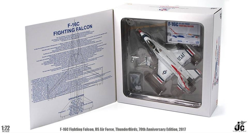 F16C Fighting Falcon USAF US Air Force ThunderBirds, 70th Anniversary Edition 2017 1:72 - 11955