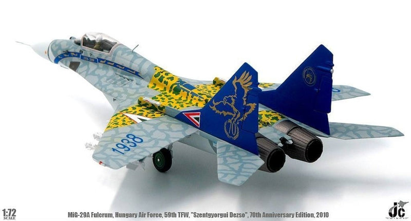 Mig 29A Fulcrum Ungheria Air Force 59th Tactical Fighter Wing "Szentgyorgui Dezso" 70th Anniversary Edition 2010 1:72 - 11967