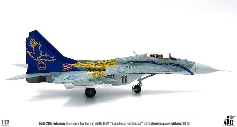 Mig 29A Fulcrum Ungheria Air Force 59th Tactical Fighter Wing "Szentgyorgui Dezso" 70th Anniversary Edition 2010 1:72 - 11968