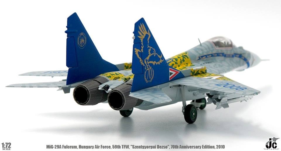 Mig 29A Fulcrum Ungheria Air Force 59th Tactical Fighter Wing "Szentgyorgui Dezso" 70th Anniversary Edition 2010 1:72 - 11971