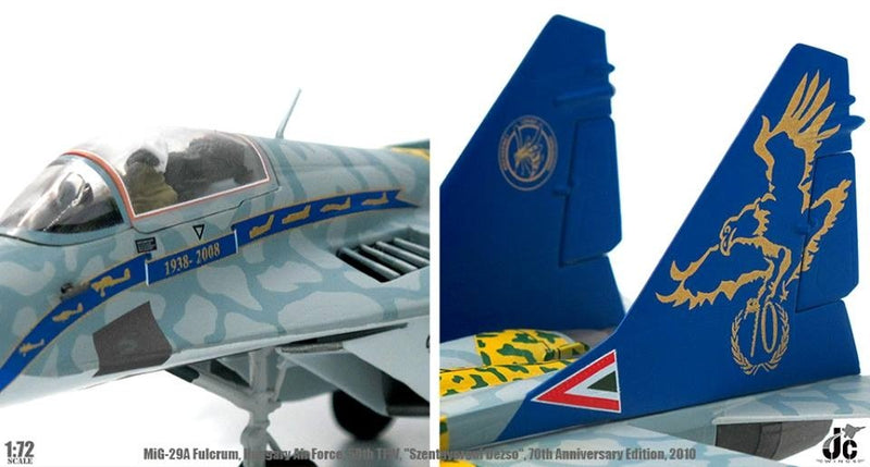 Mig 29A Fulcrum Ungheria Air Force 59th Tactical Fighter Wing "Szentgyorgui Dezso" 70th Anniversary Edition 2010 1:72 - 11972
