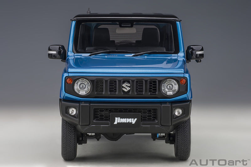 Suzuki Jimny (JB64) RHD 2018 blue metallic - black 1:18-18