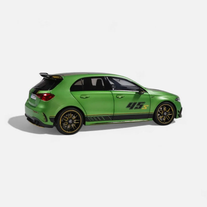 Mercedes-Benz A-Class A45S 2023 4-Matic AMG Green metallic -Black 1:18-3