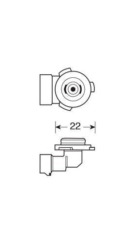 Lampadina Alogena Osram HB4 12V/51W - 13407