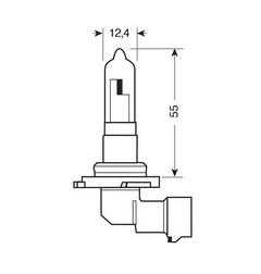 Lampadina Alogena Osram HB3 12V/60W - 13415