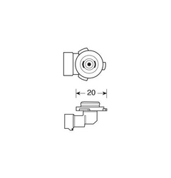Lampadina Alogena Osram HB3 12V/60W - 13417