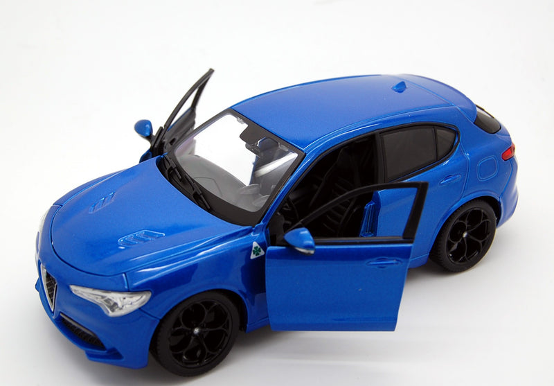 Alfa Romeo Stelvio Quadrifoglio Blu Misano 1:24 - 14280