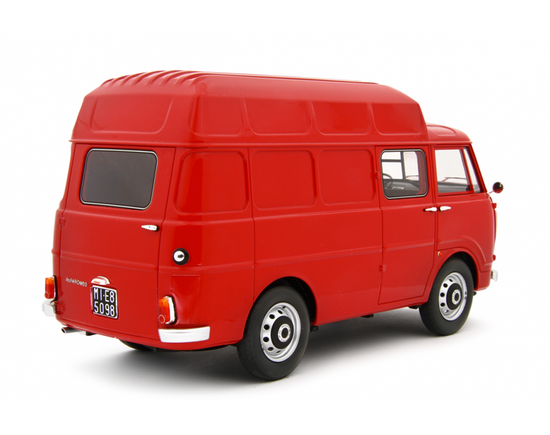 Alfa Romeo F12 Autocarro Tetto Sopralzato 1967 Rosso 1:18-2